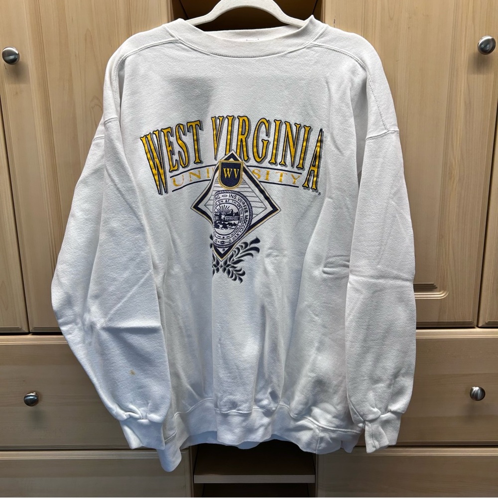Vintage West Virginia University WVU School Crest Sweatshirt
